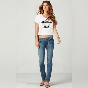 True Religion |Cora |Mid Rise |Straight |Black Label |Blue Denim |Jeans |Size 29